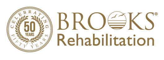 Brooks Rehabilitation 50th Aniversary logo