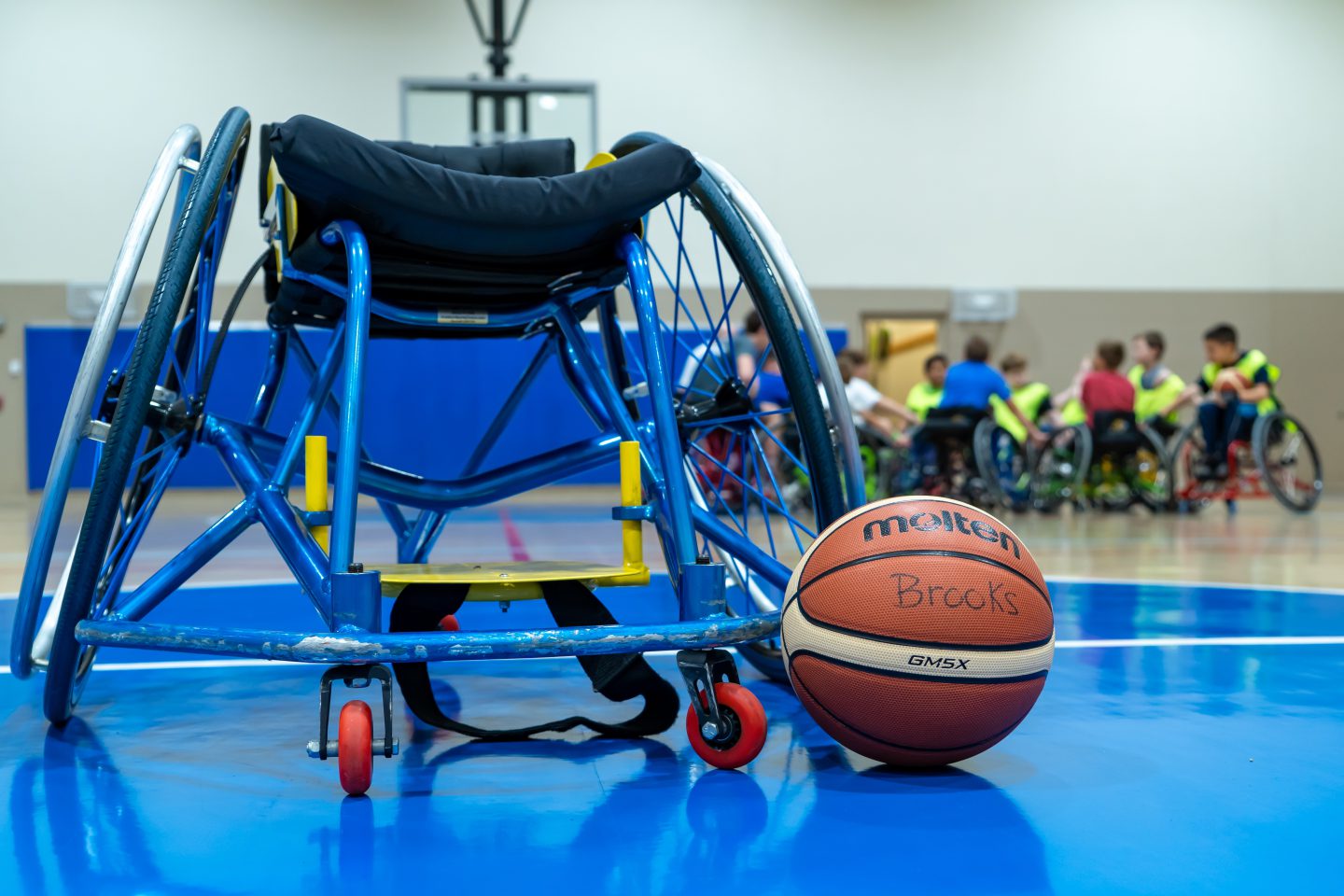 New Jr. Wheelchair Basketball Team Brooks Bullsharks Brooks