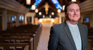 Father Tom in the chapel