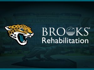 Brooks Rehabilitation and Jaguars Logo