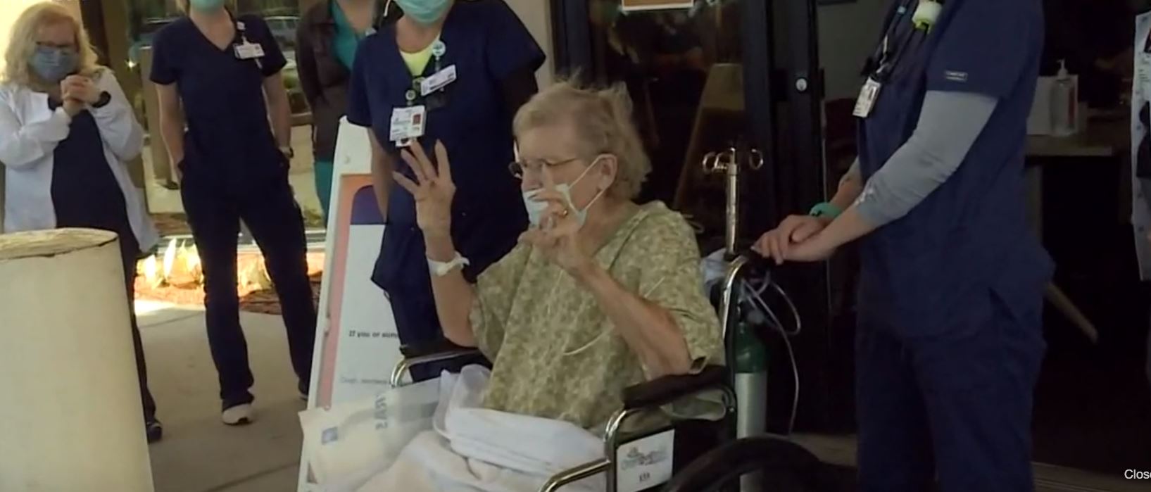 Woman welcomed to Brooks Rehabilitation Center after beating COVID-19