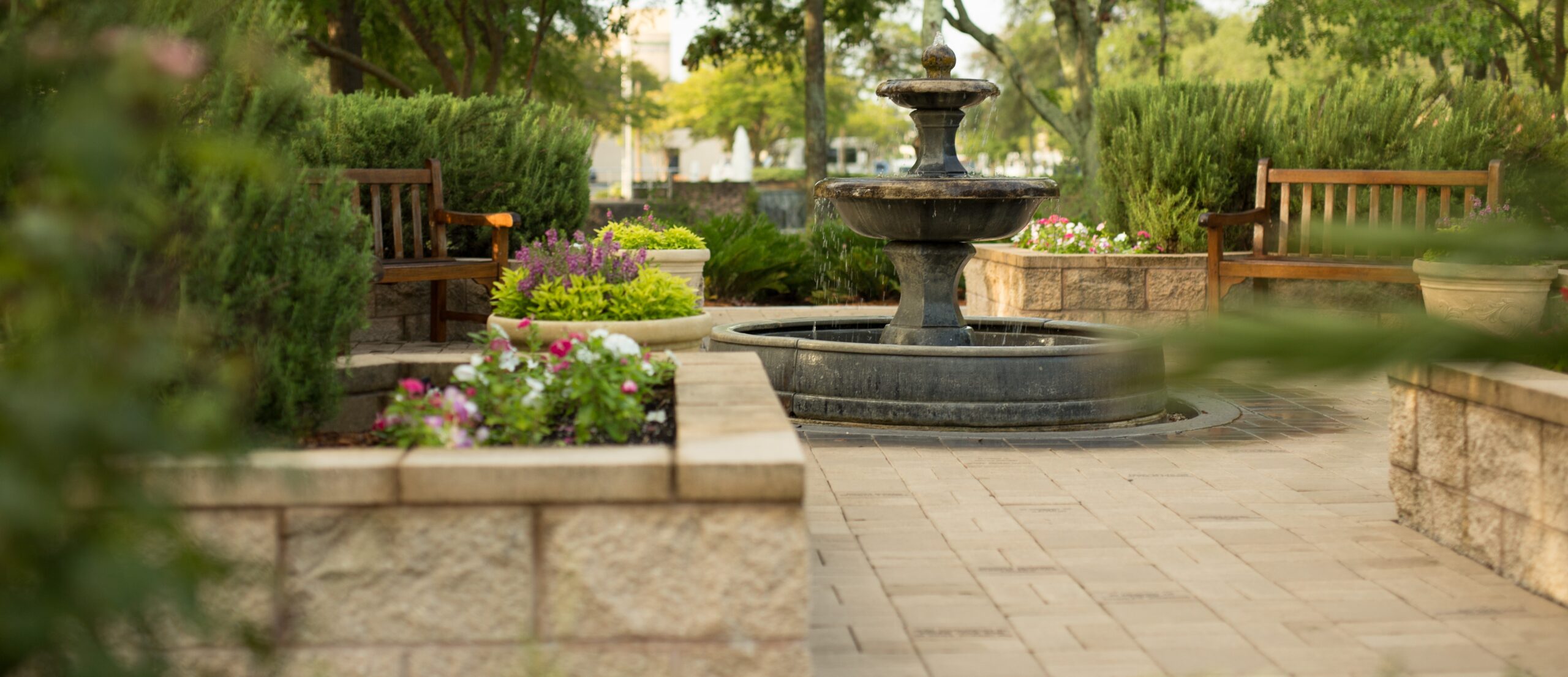 Fountain in the Healing Garden