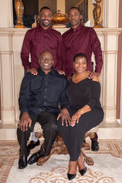Dr. Peeples with his family