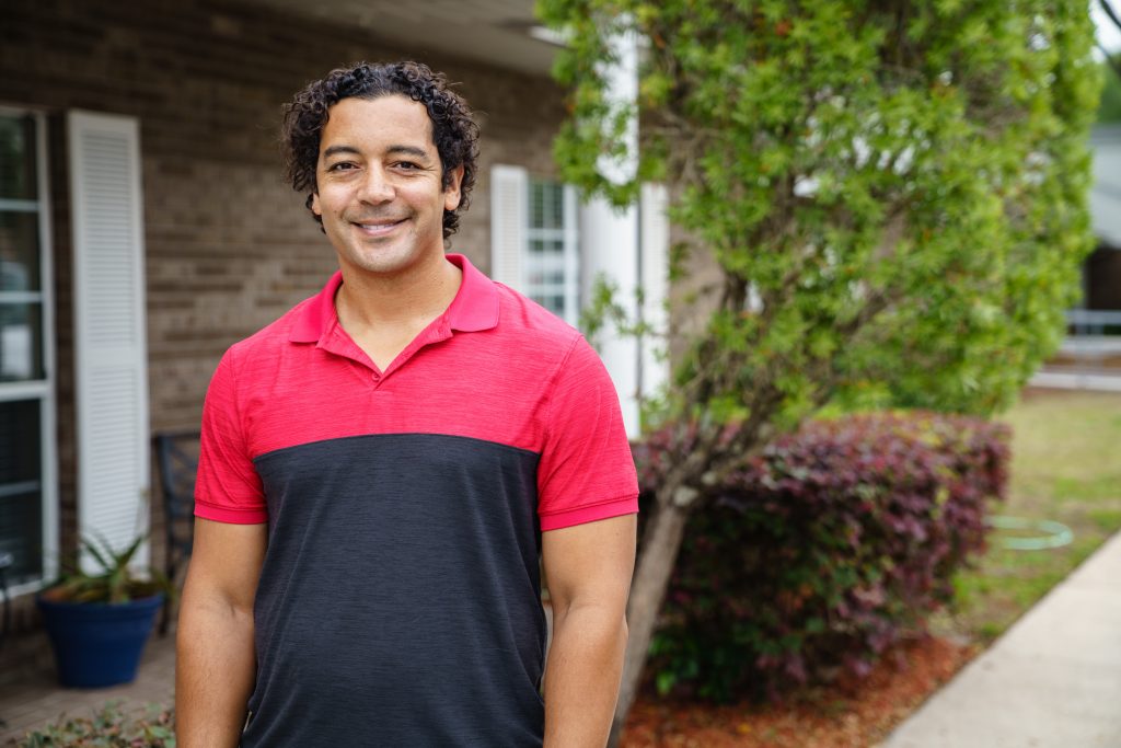 Coleman outside the BRAC