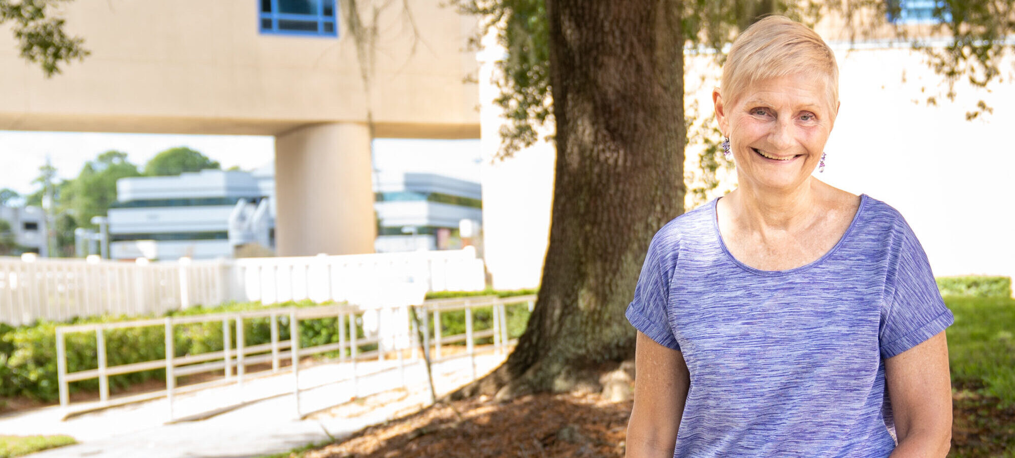 Tessa outside of Brooks