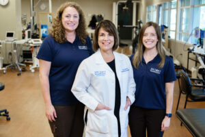 Dr. Maher and Brooks staff