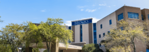 Exterior picture of the B rooks Rehabilitation hospital on University Blvd.