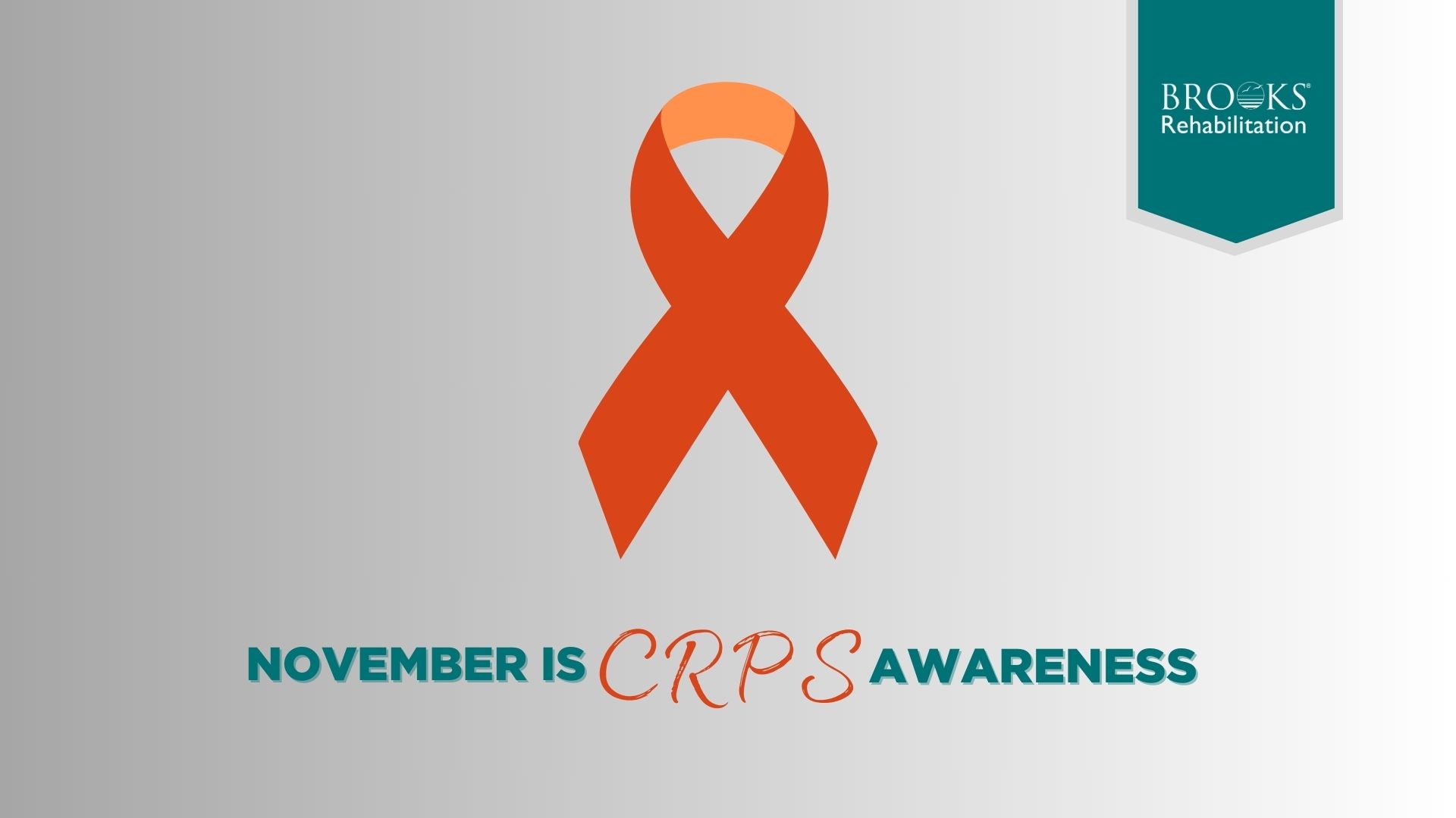 CRPS awareness ribbon for November. 