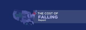 the cost of falling report with a map of the u.s.