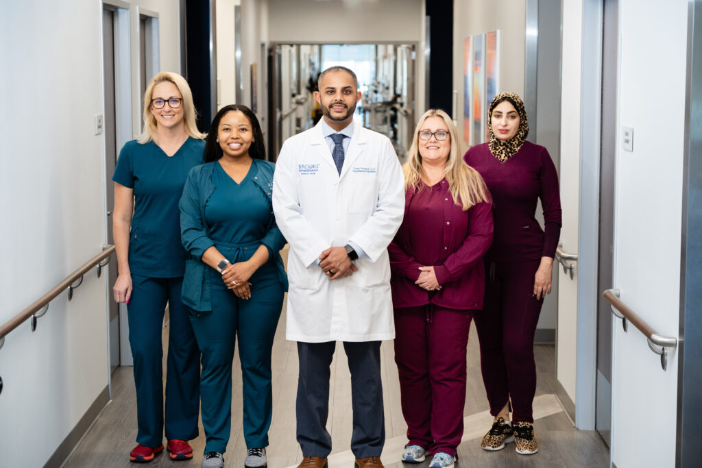Care team at Brooks Rehabilitation Hospitals