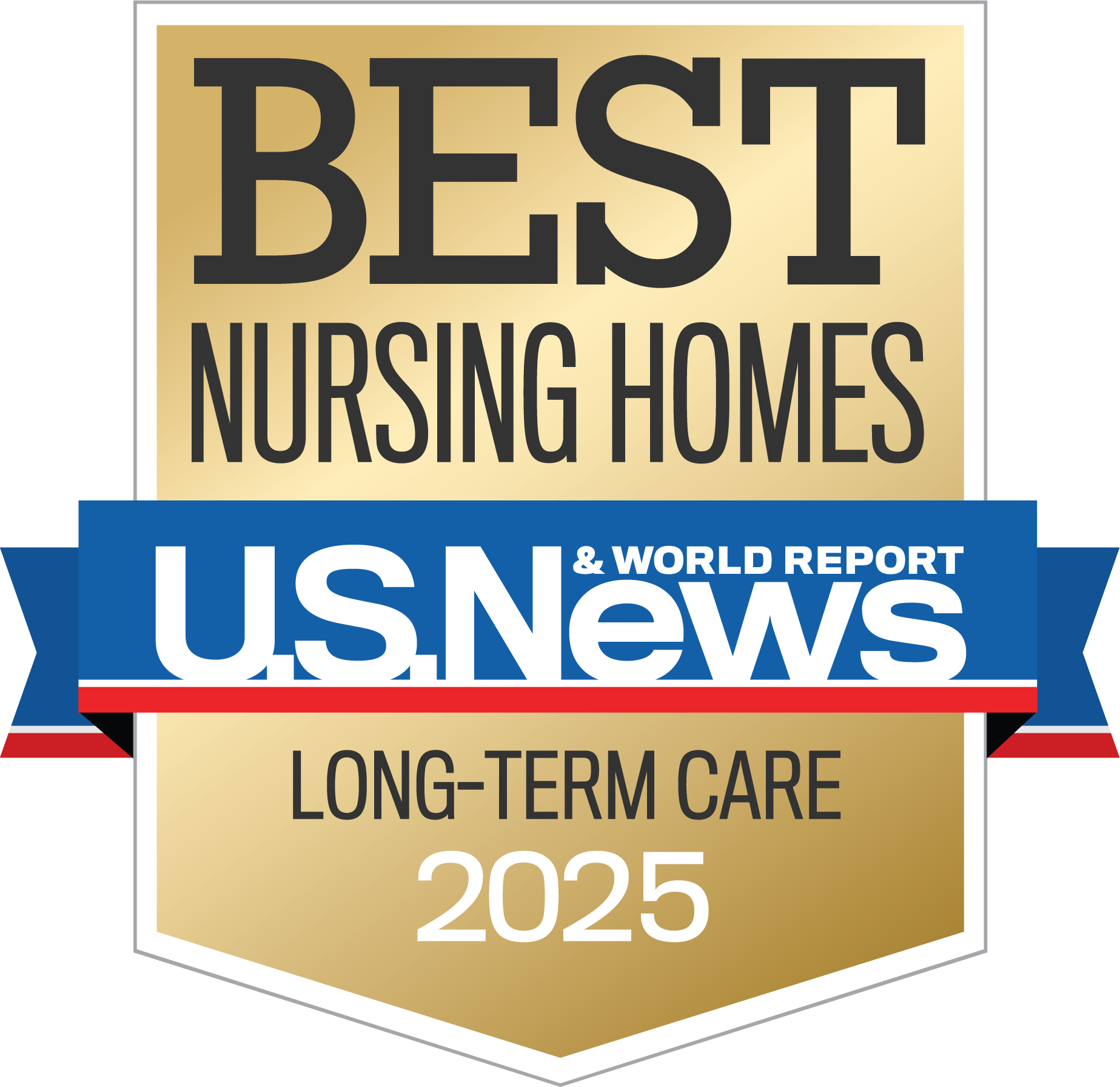 U.S. News & World Report’s “Best Nursing Homes” Badge