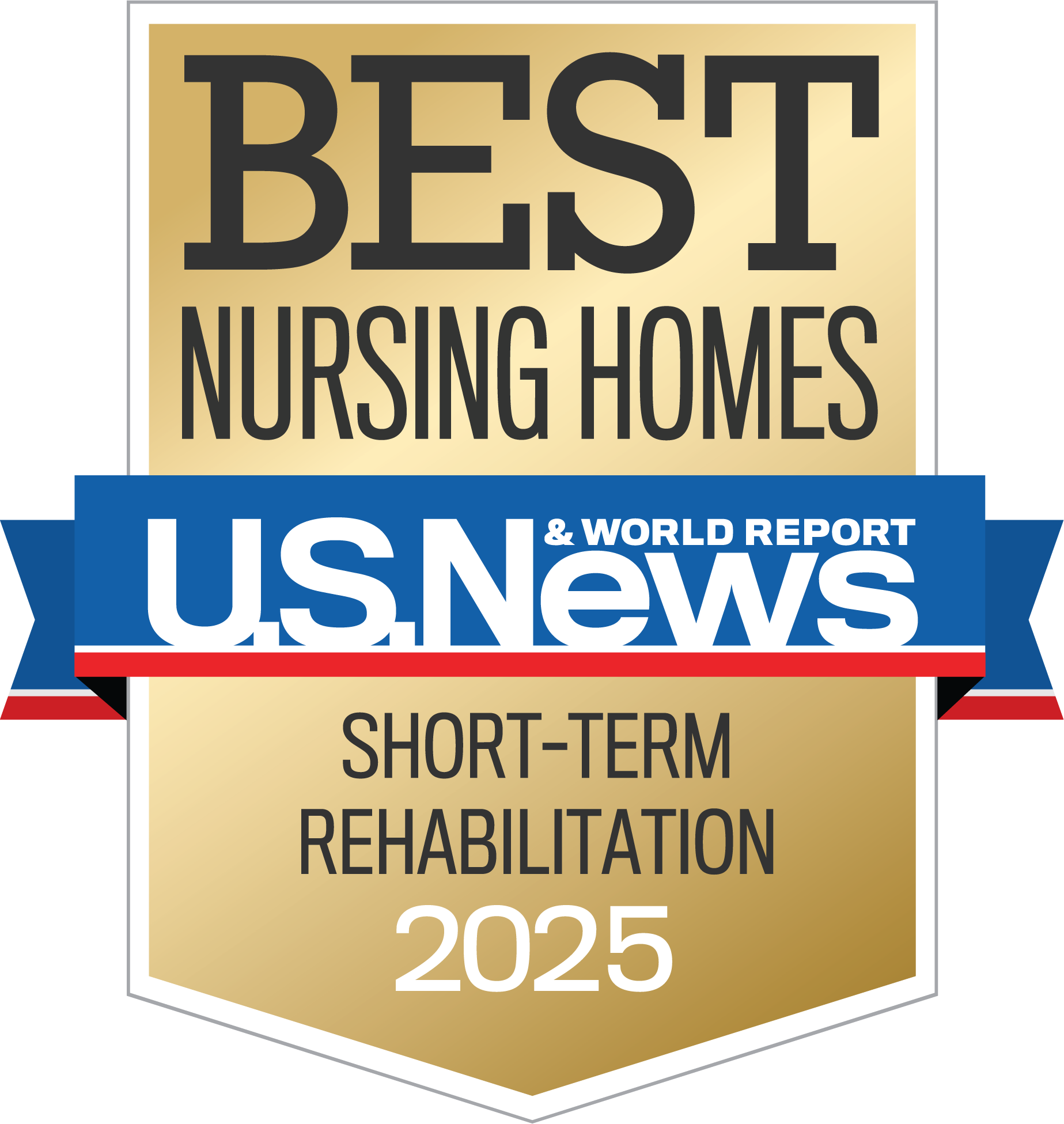 U.S. News & World Report’s “Best Nursing Homes” Badge