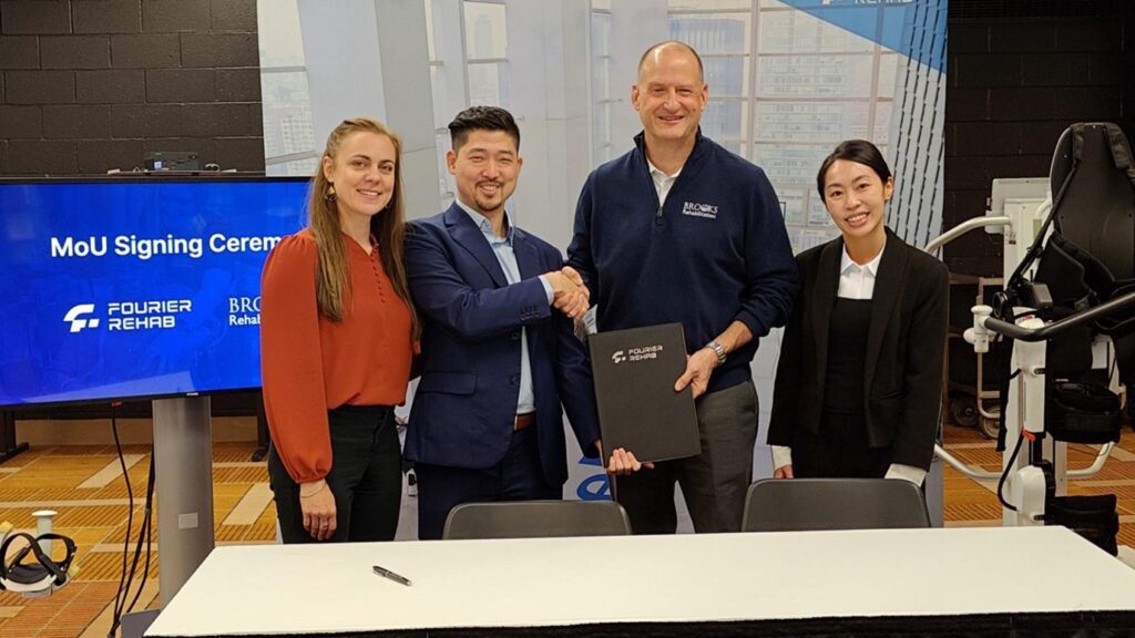 Fourier Rehab and Brooks Rehabilitation Sign Strategic MOU to Advance Research in Robotic Neurorehabilitation