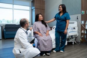 Dr. Galea and nurse with Patient