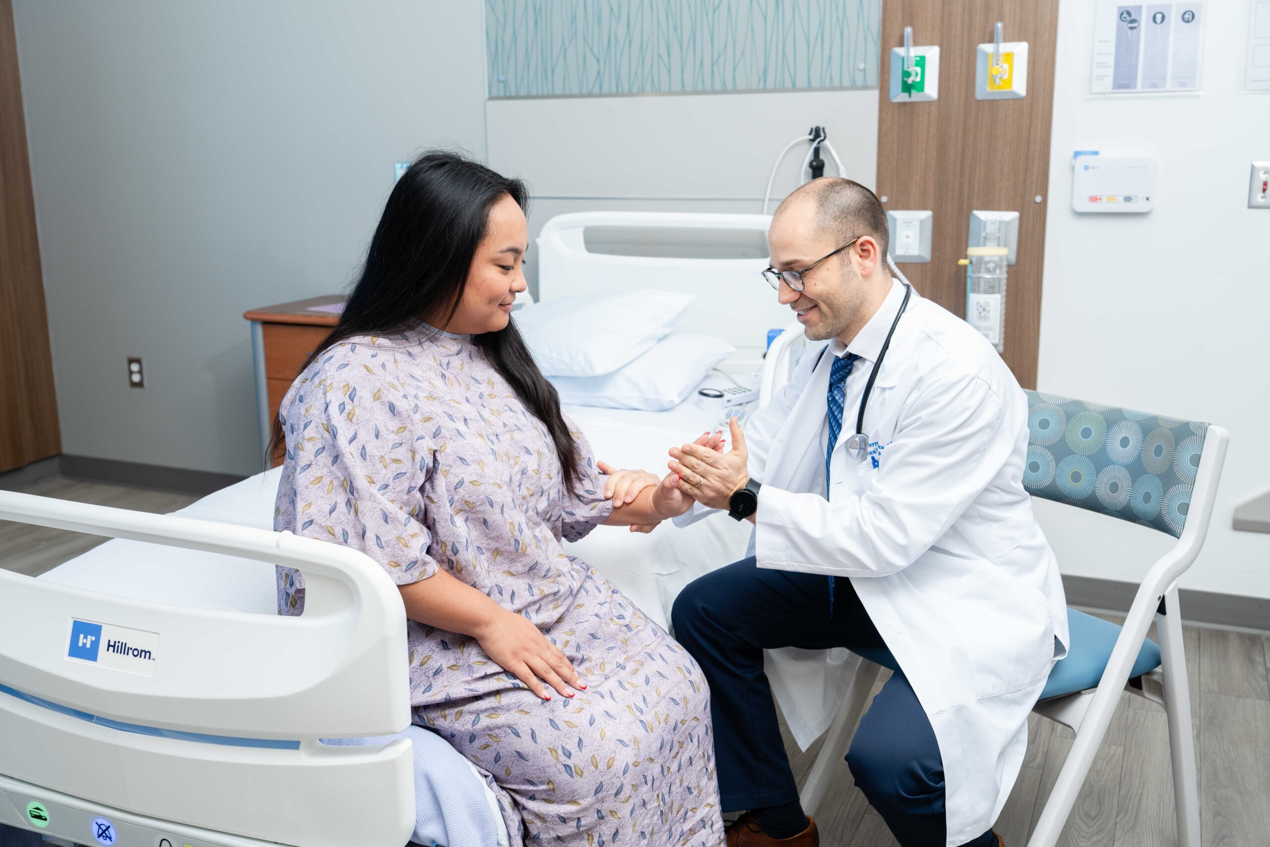 Dr. Galea with Patient