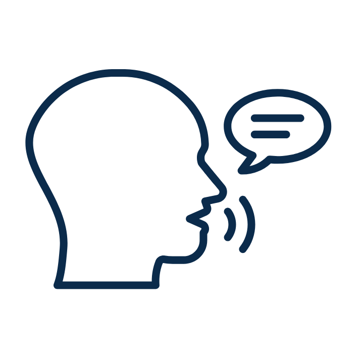 Assistive Technology Speech Bubble Icon