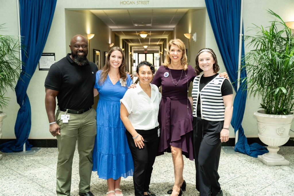 Aphasia Center team posing at the proclamation